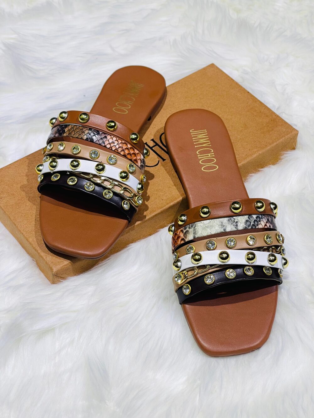 JIMMY CHOO STUDS FLATS - Image 2