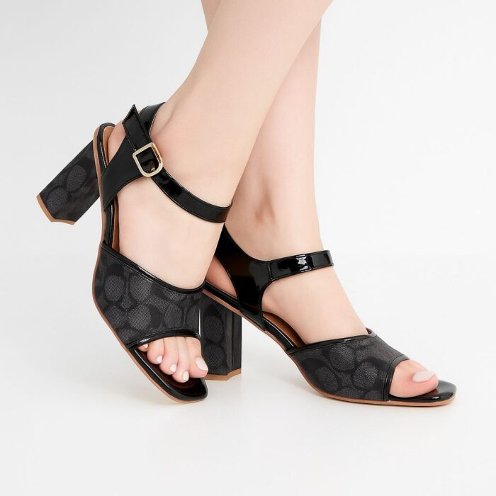 COACH BLOCK HEELS
