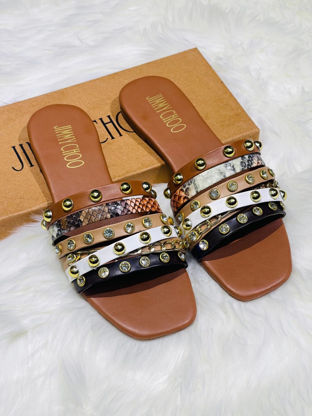 JIMMY CHOO STUDS FLATS - Image 3